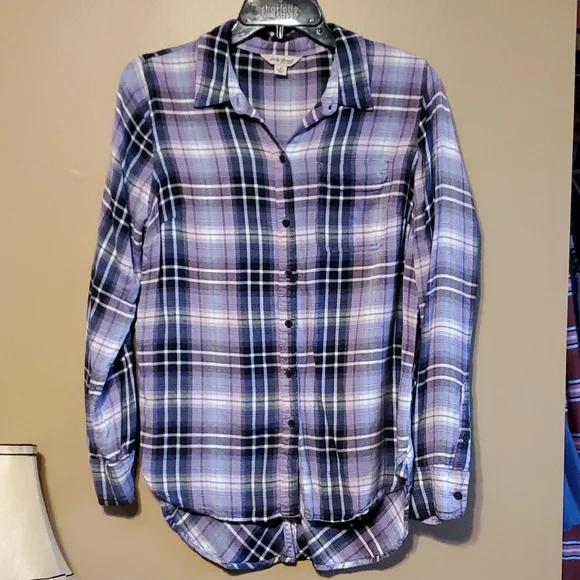 Lucky Brand Flannel Top - Picture 2 of 7